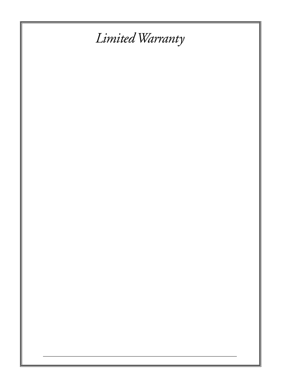 Limited warranty, Keep this document for your records. do not mail | Yamaha PSR-320 User Manual | Page 72 / 73