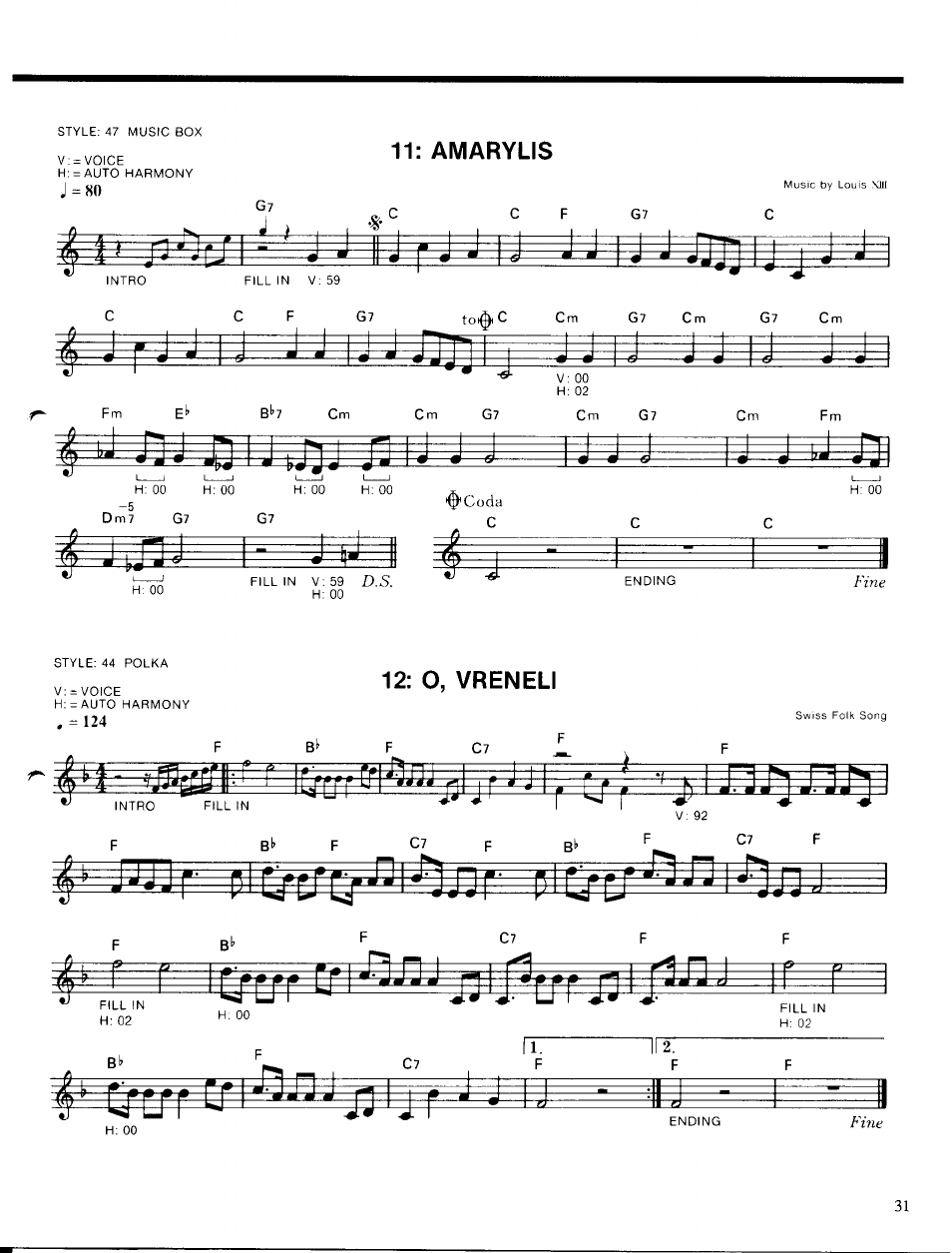 J i j : : j ... i j j, I j ì...j j.=j3 | Yamaha PSR-300m User Manual | Page 33 / 39