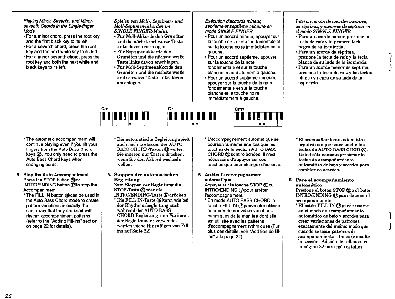 Yamaha PSR-37 User Manual | Page 26 / 30