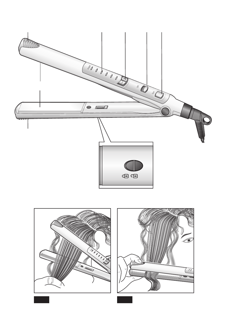 Bosch PHS2560 Haarglätter ProSalon Home User Manual | Page 3 / 51