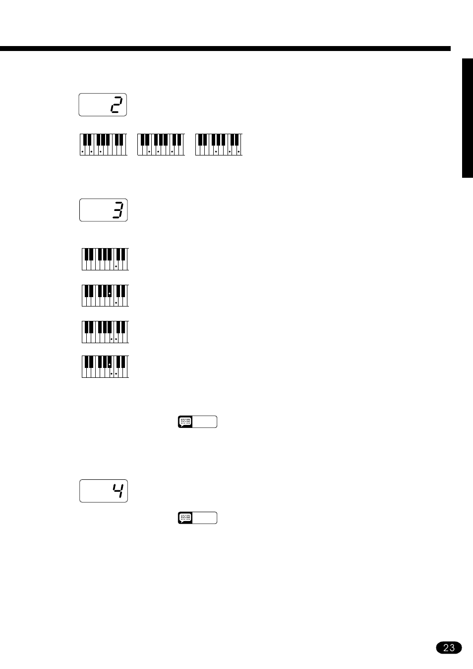 Yamaha PSR-410 User Manual | Page 25 / 61