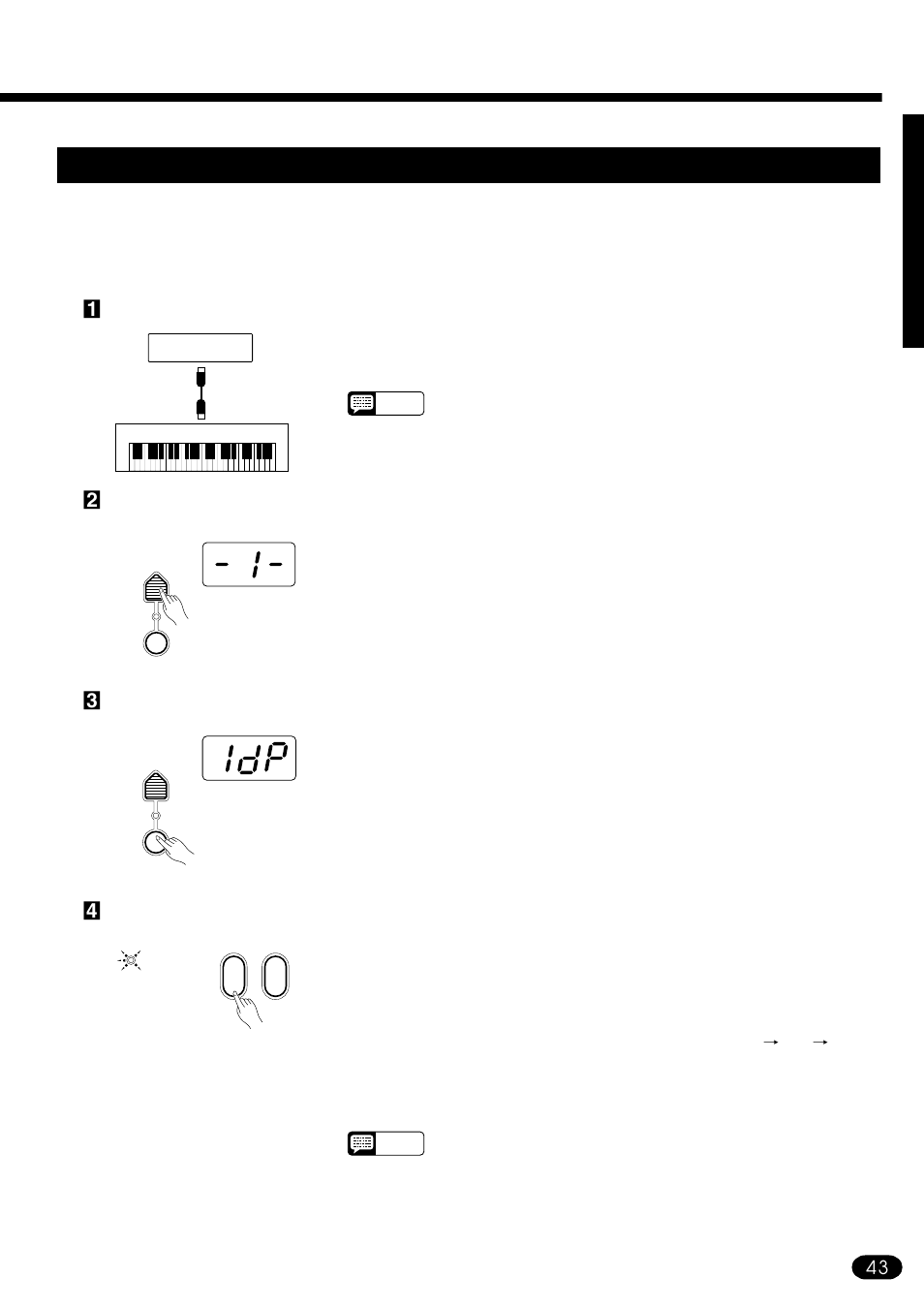 Midi bulk dump | Yamaha PSR-410 User Manual | Page 45 / 61