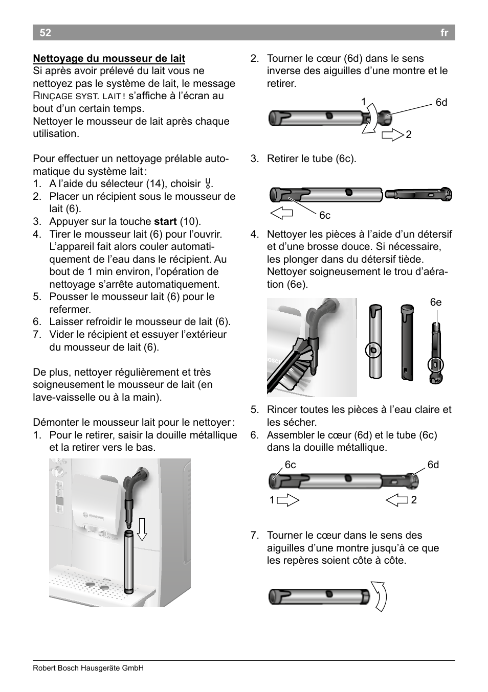 Bosch TES50251DE VeroCafe Kaffeevollautomat silber User Manual | Page 56 / 90