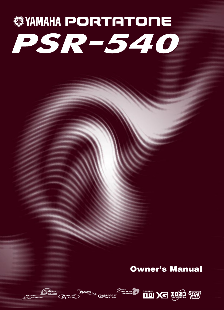 Yamaha PSR-540 User Manual | 160 pages