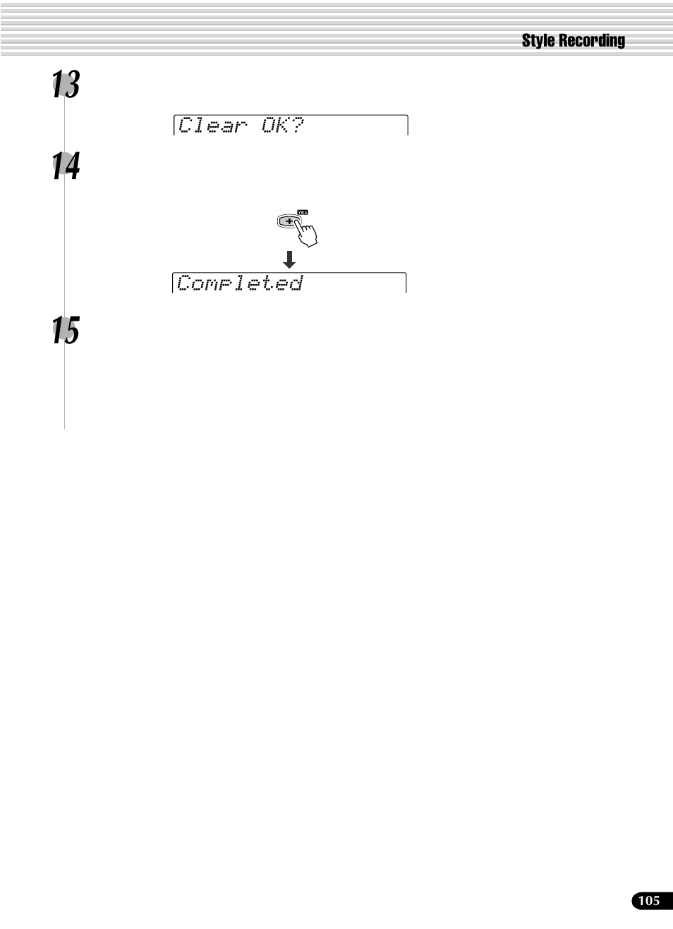 Yamaha PSR-540 User Manual | Page 105 / 160