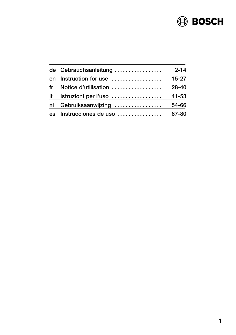 Bosch HSC140PB1 Einbau-Wärmeschublade 141 mm hoch User Manual | 80 pages