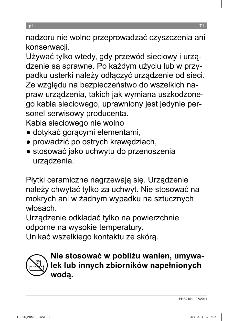 Bosch PHS2101 Haarglätter StarShine StraightStyle User Manual | Page 75 / 104