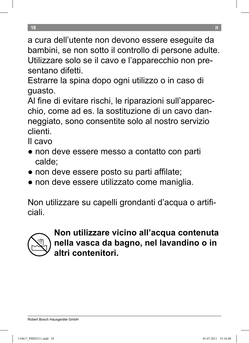 Bosch PHD2511 Haartrockner StarShine DryStyle User Manual | Page 20 / 100