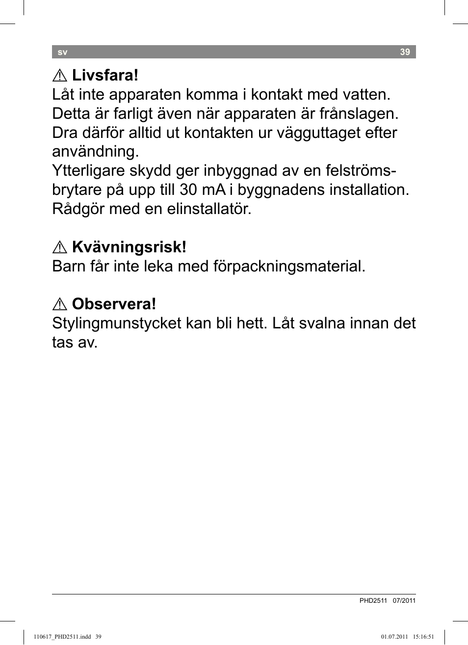 Bosch PHD2511 Haartrockner StarShine DryStyle User Manual | Page 41 / 100