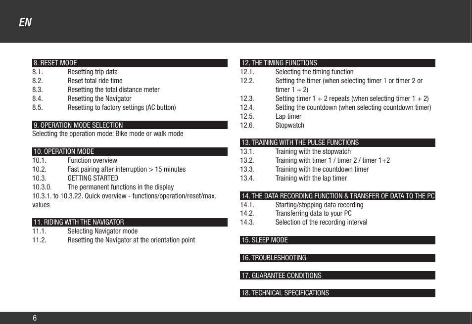 VDO Z2 PC User Manual | Page 15 / 60