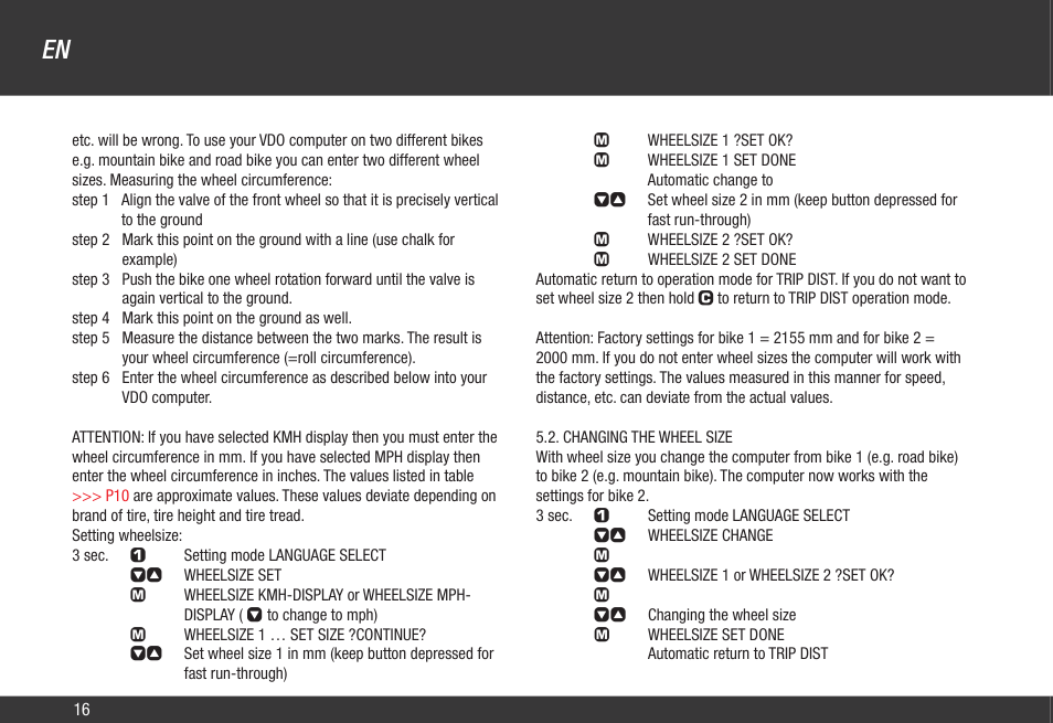 VDO Z2 PC User Manual | Page 25 / 60