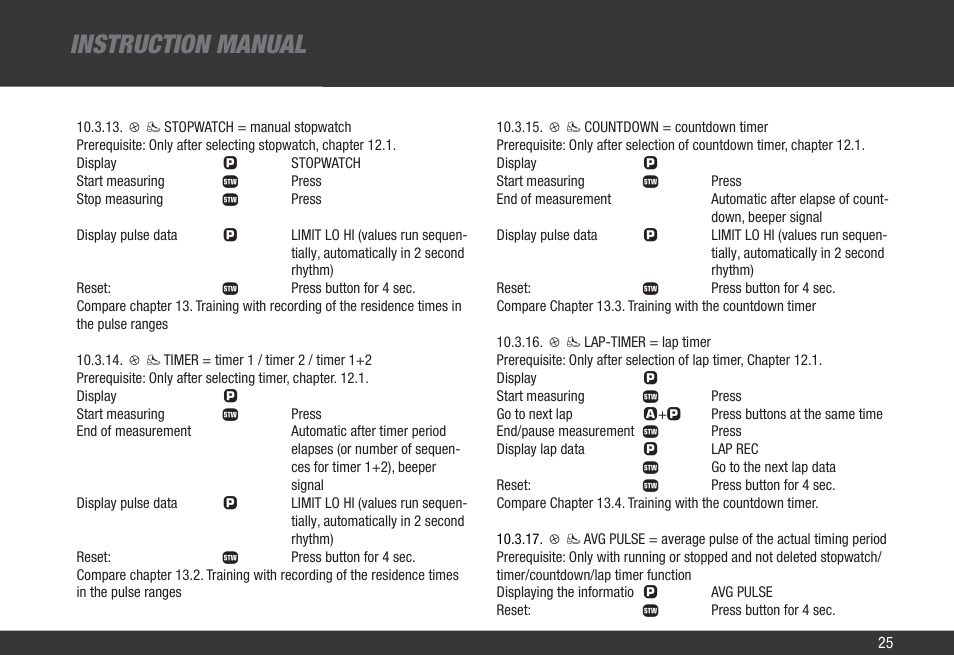 Instruction manual | VDO Z2 PC User Manual | Page 34 / 60