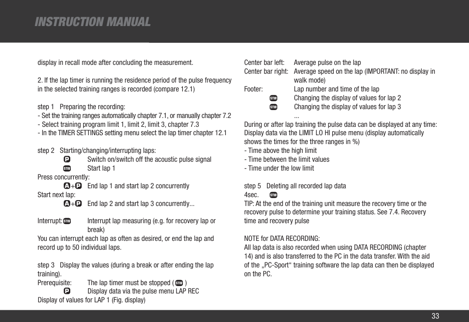 Instruction manual | VDO Z2 PC User Manual | Page 42 / 60
