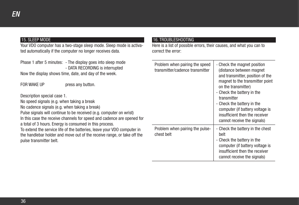 VDO Z2 PC User Manual | Page 45 / 60