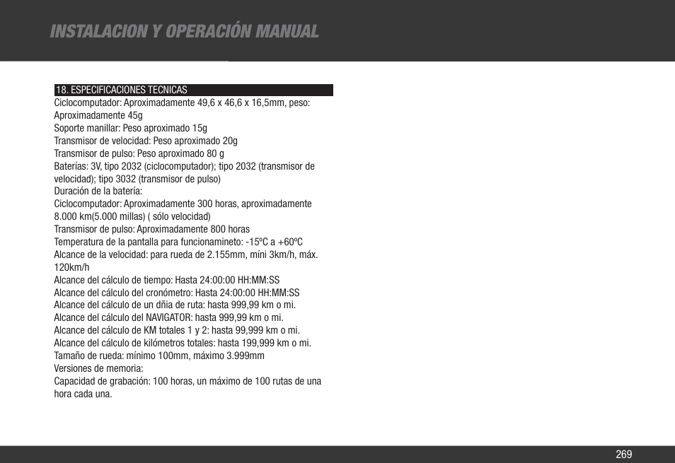 Instalacion y operación manual | VDO Z2 PC User Manual | Page 49 / 60