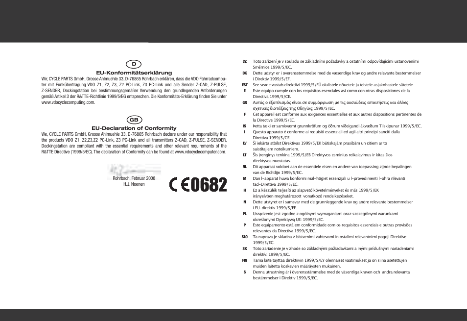 VDO Z2 PC User Manual | Page 57 / 60