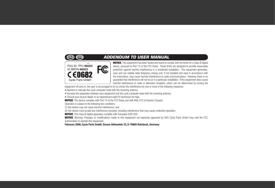 VDO Z2 PC User Manual | Page 58 / 60
