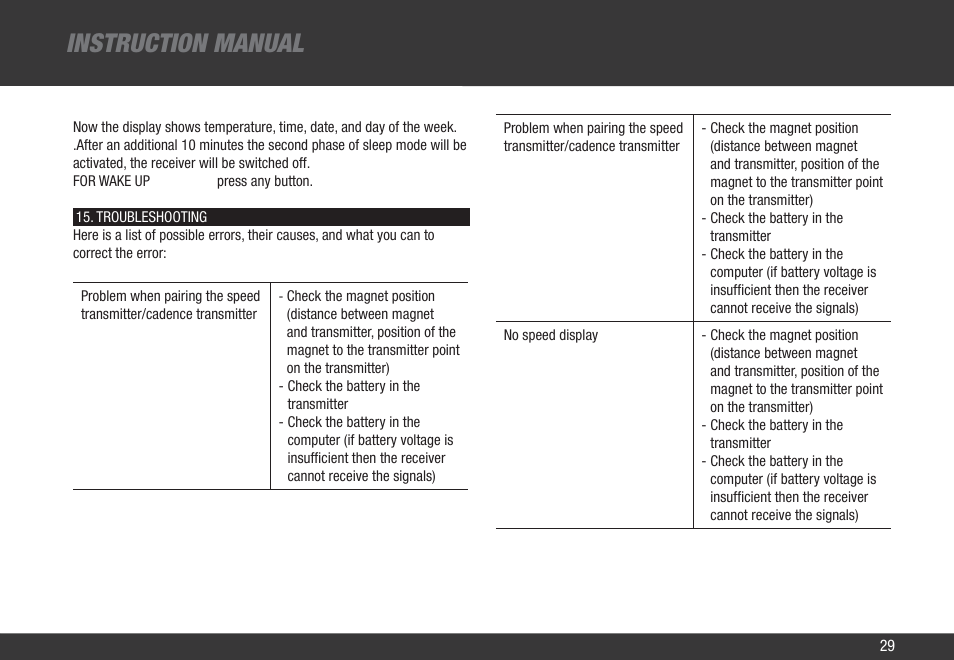 Instruction manual | VDO Z1 User Manual | Page 38 / 51