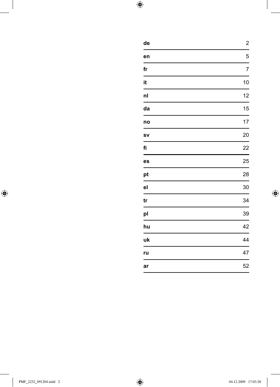 Bosch PMF2232 Fußsprudelbad User Manual | Page 2 / 58