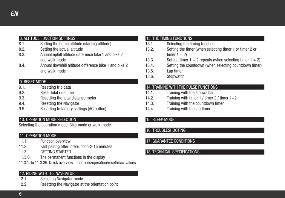 VDO Z3 User Manual | Page 15 / 61