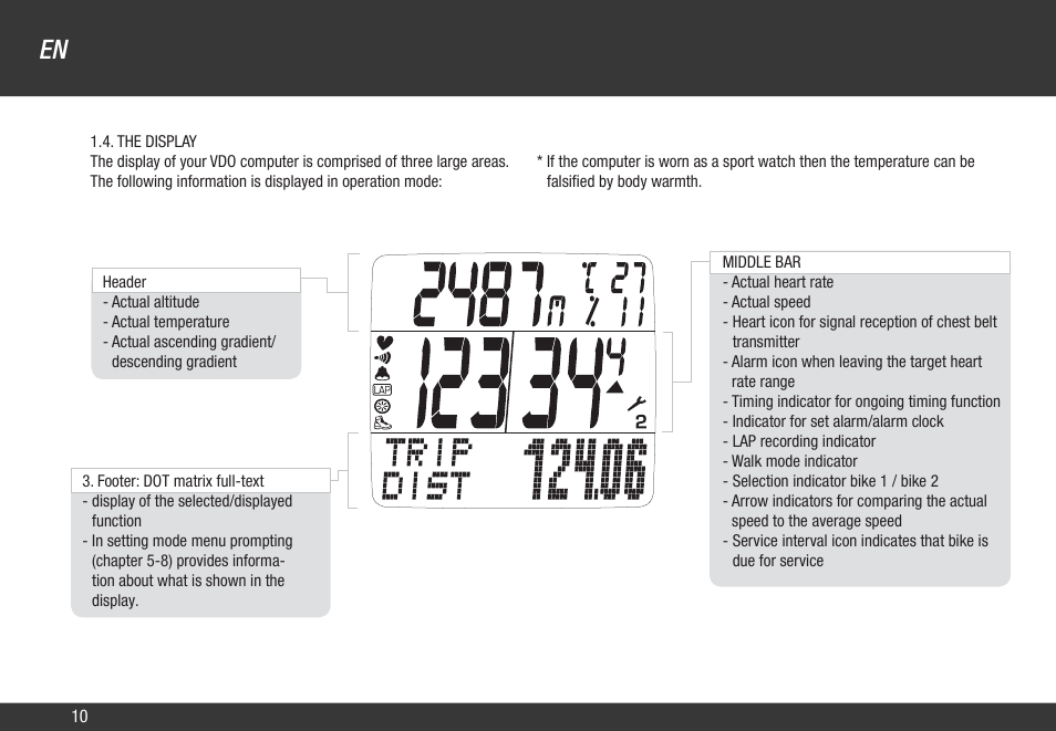 VDO Z3 User Manual | Page 19 / 61