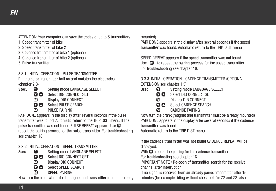 VDO Z3 User Manual | Page 23 / 61