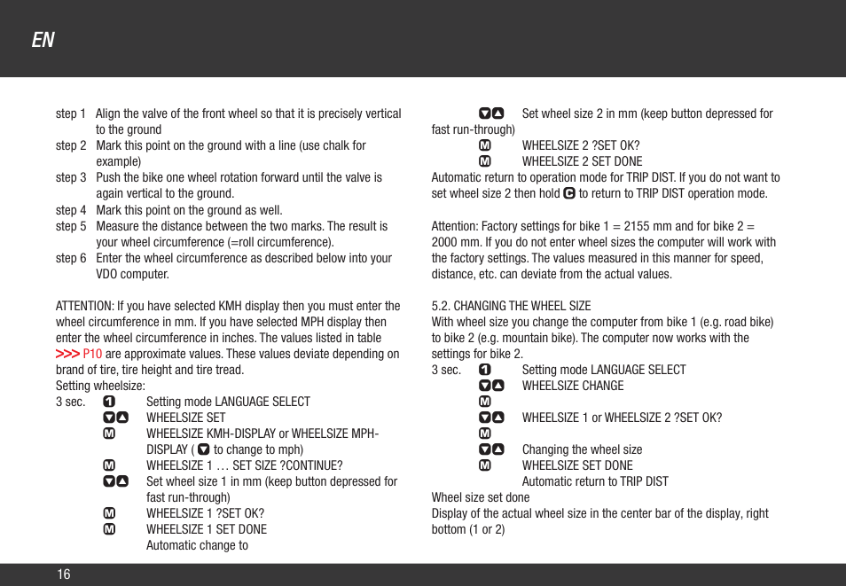 VDO Z3 User Manual | Page 25 / 61