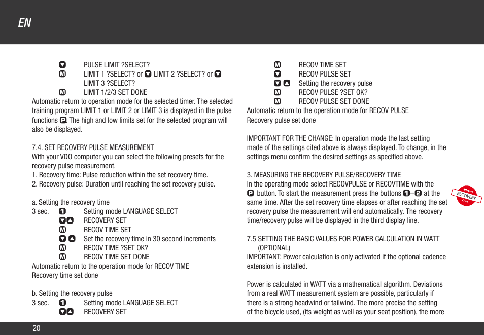 VDO Z3 User Manual | Page 29 / 61