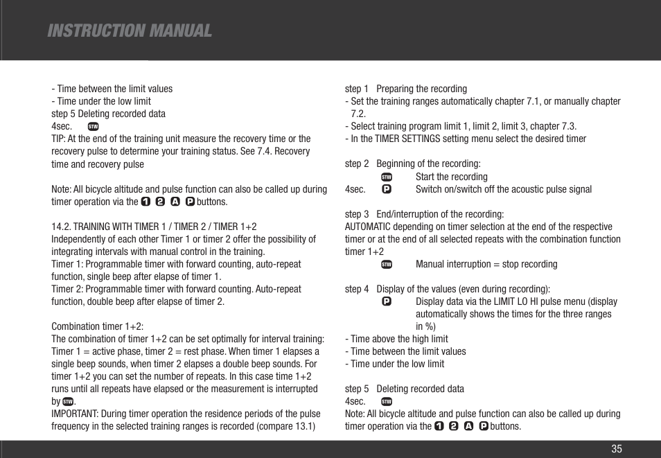 Instruction manual | VDO Z3 User Manual | Page 44 / 61
