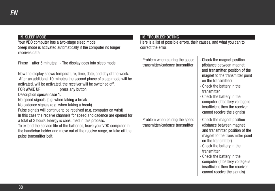 VDO Z3 User Manual | Page 47 / 61