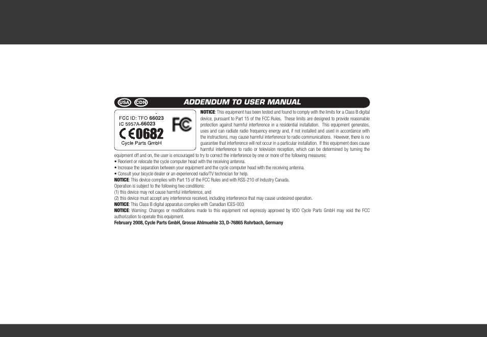 VDO Z3 User Manual | Page 59 / 61