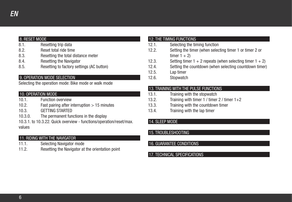 VDO Z2 User Manual | Page 15 / 57