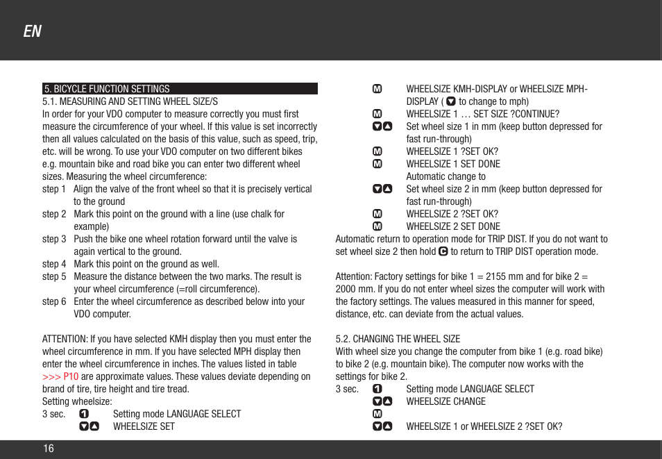 VDO Z2 User Manual | Page 25 / 57