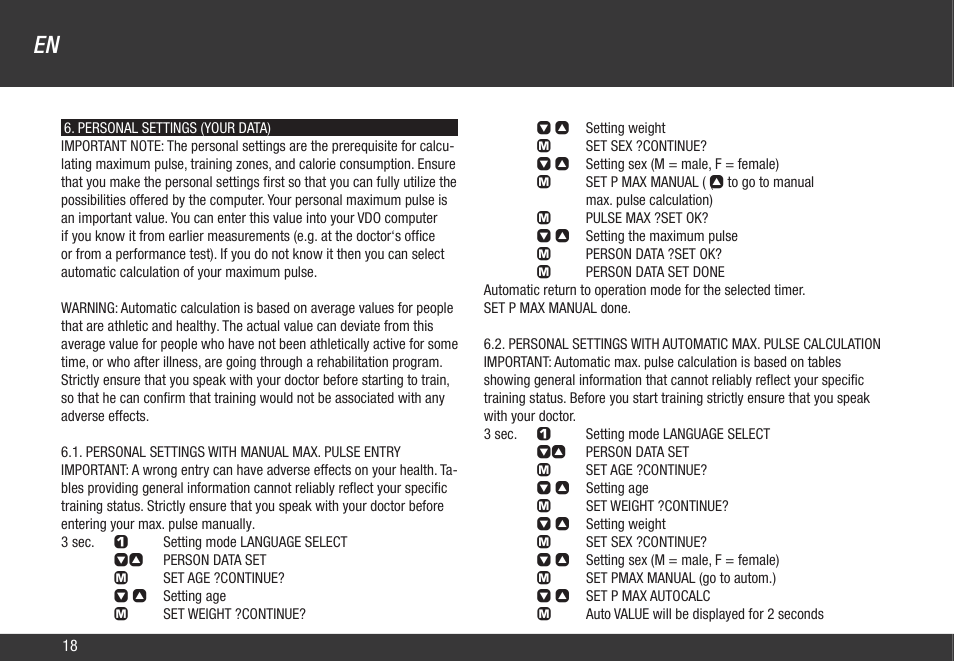 VDO Z2 User Manual | Page 27 / 57