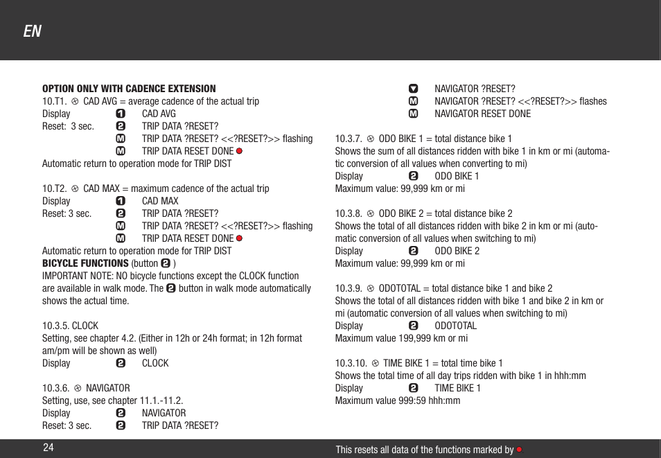 VDO Z2 User Manual | Page 33 / 57