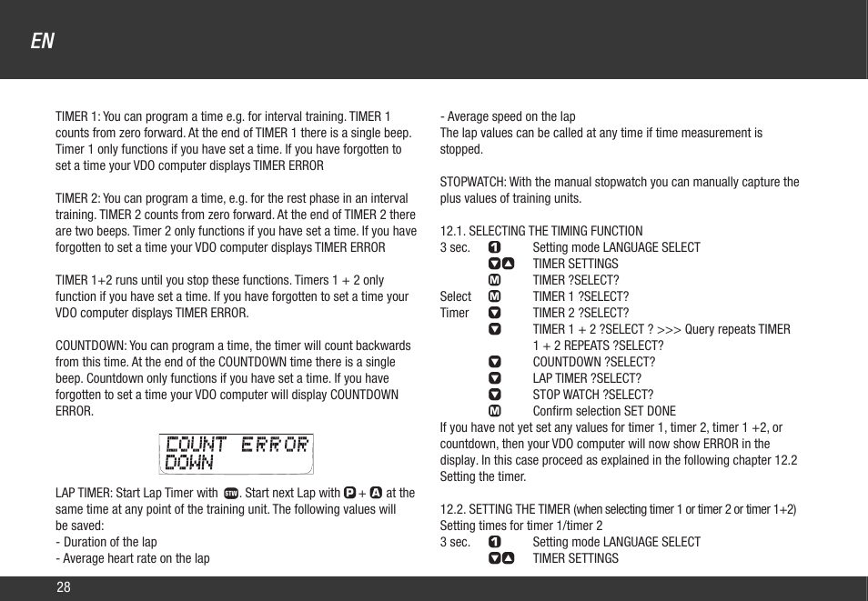 VDO Z2 User Manual | Page 37 / 57