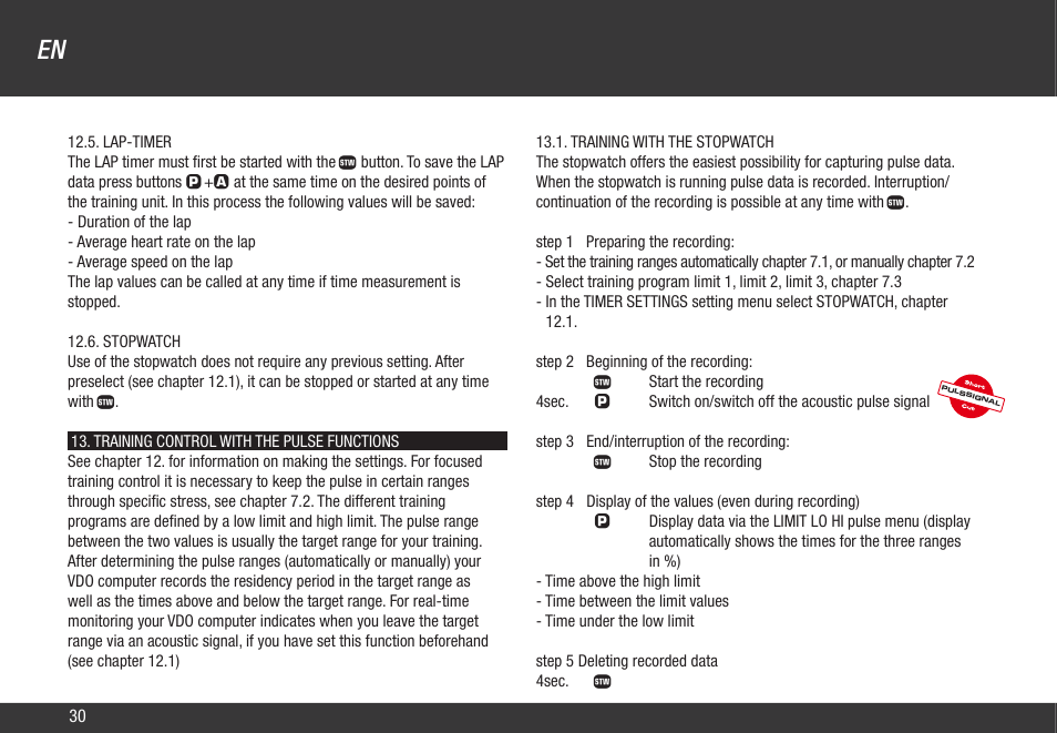 VDO Z2 User Manual | Page 39 / 57