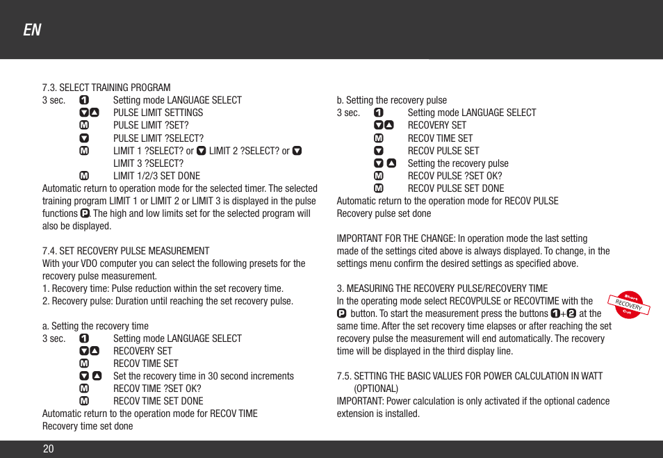 VDO Z3 PC User Manual | Page 29 / 65