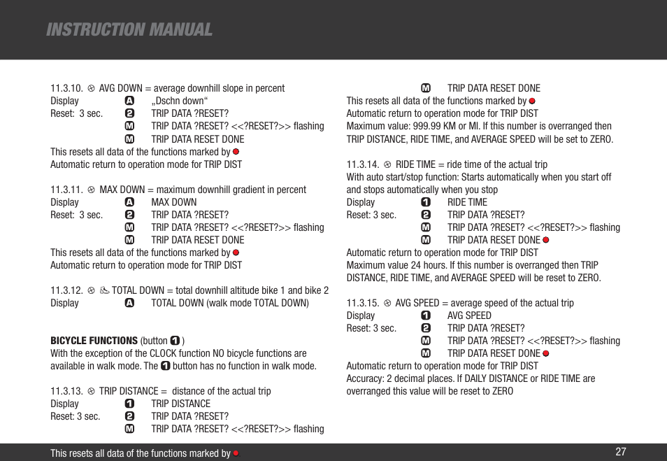 Instruction manual | VDO Z3 PC User Manual | Page 36 / 65