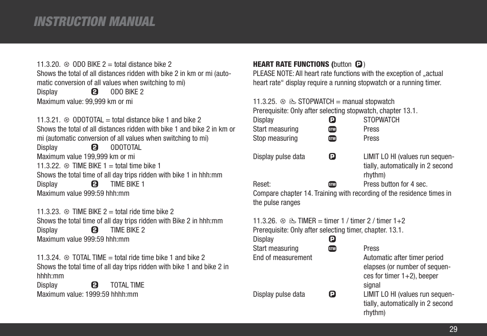 Instruction manual | VDO Z3 PC User Manual | Page 38 / 65