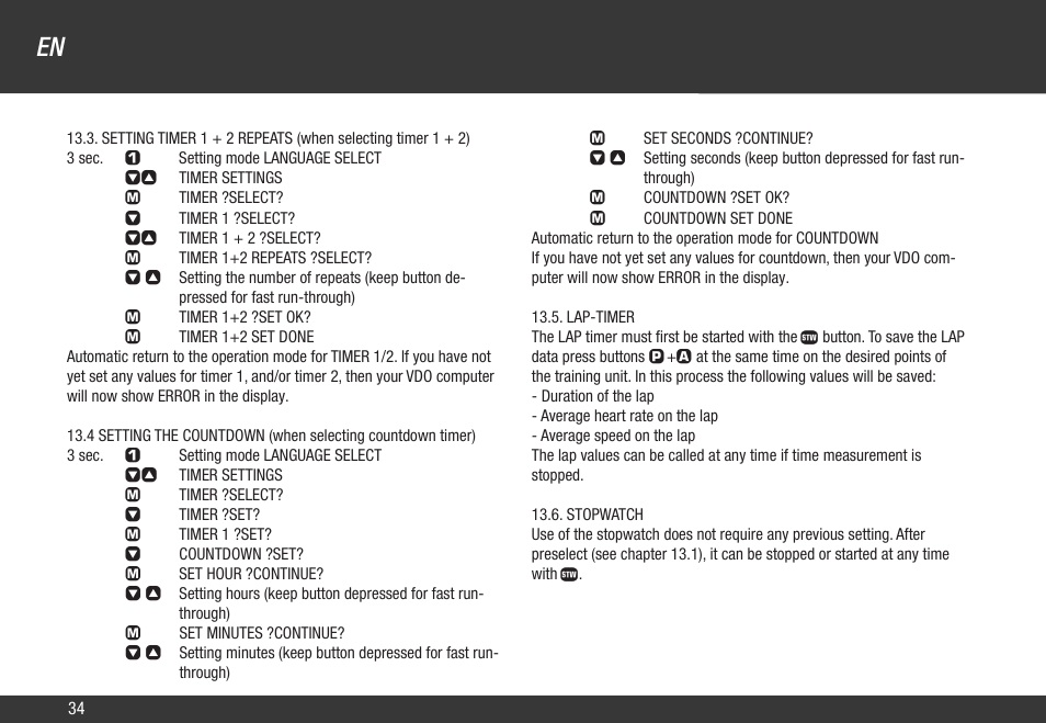 VDO Z3 PC User Manual | Page 43 / 65