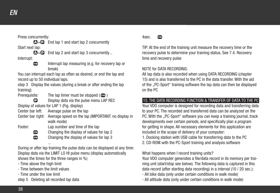 VDO Z3 PC User Manual | Page 47 / 65