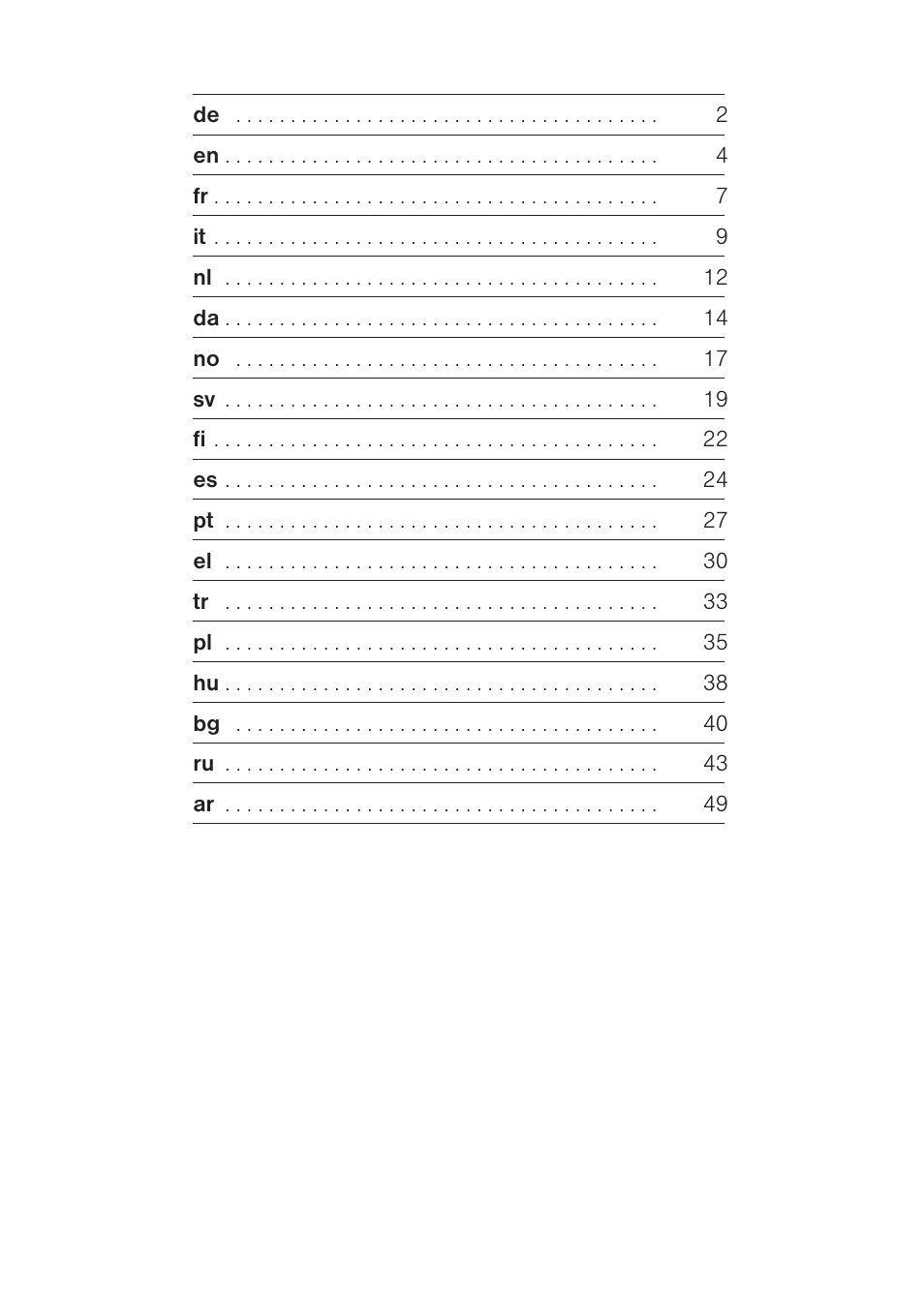 Bosch PFB2030 Wärmeunterbett relaxxtherm L preheat User Manual | Page 2 / 52