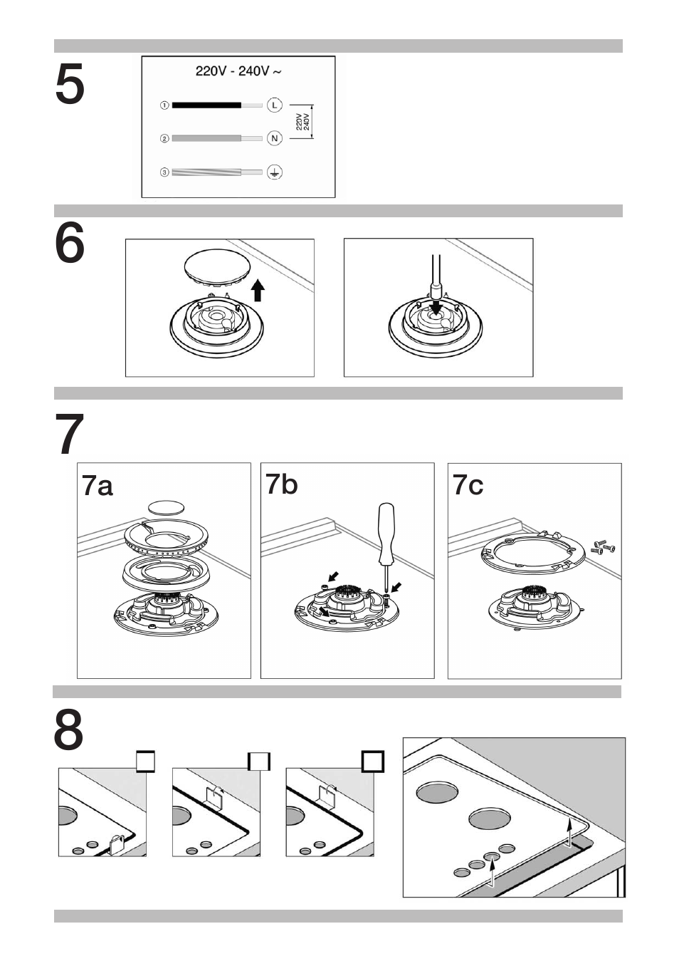 Bosch PRR726F71E Gas-Kochstelle Glaskeramik 70 cm User Manual | Page 3 / 20