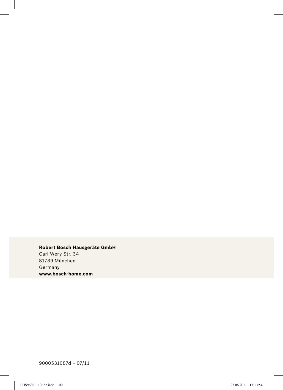 Bosch PHS9630 Haarglätter ProSalon Curl Straight User Manual | Page 104 / 104