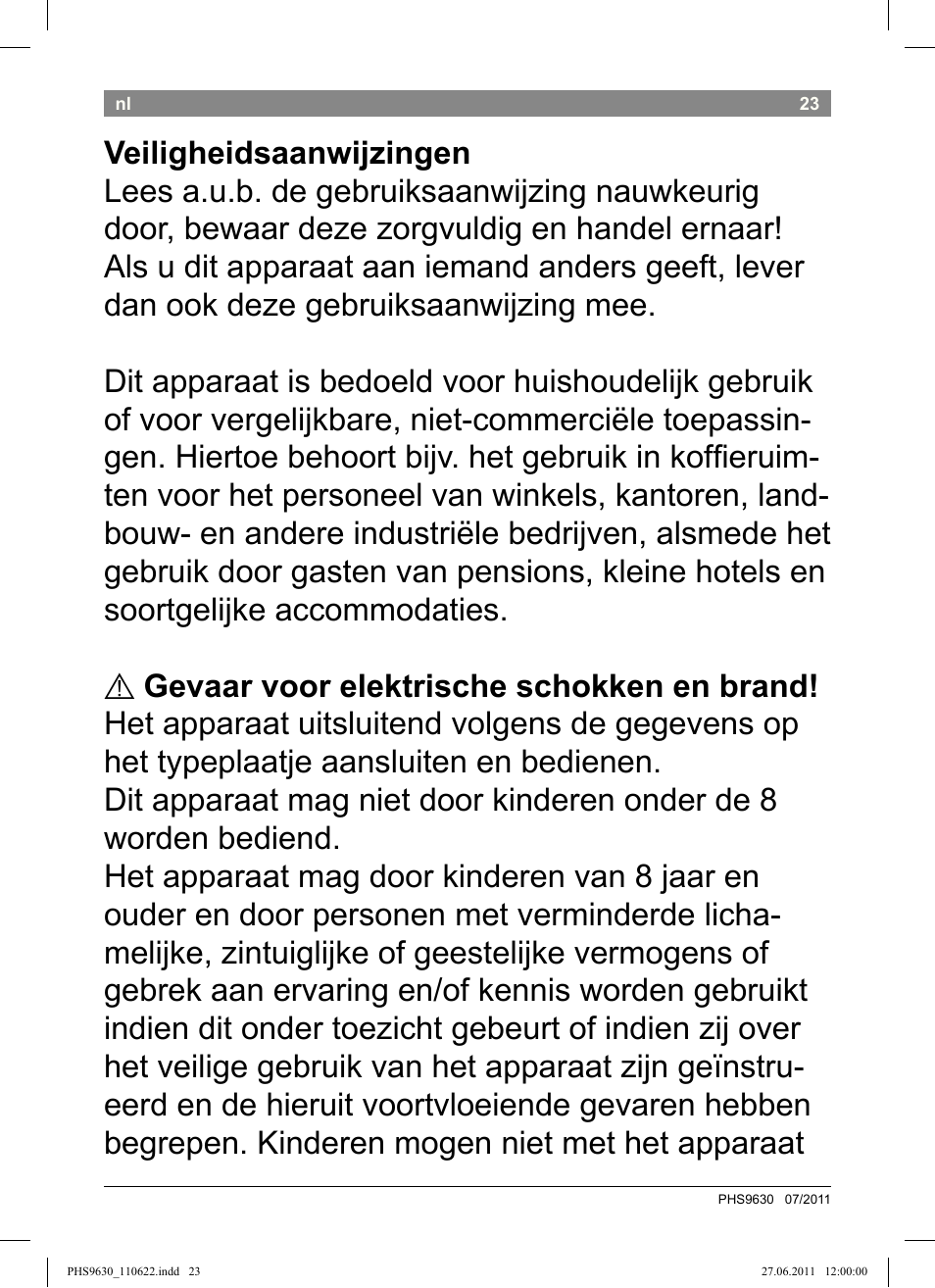 Bosch PHS9630 Haarglätter ProSalon Curl Straight User Manual | Page 27 / 104