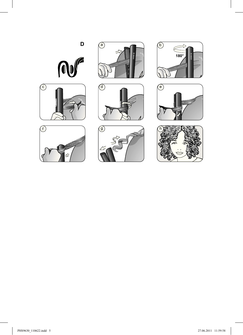 Bosch PHS9630 Haarglätter ProSalon Curl Straight User Manual | Page 5 / 104