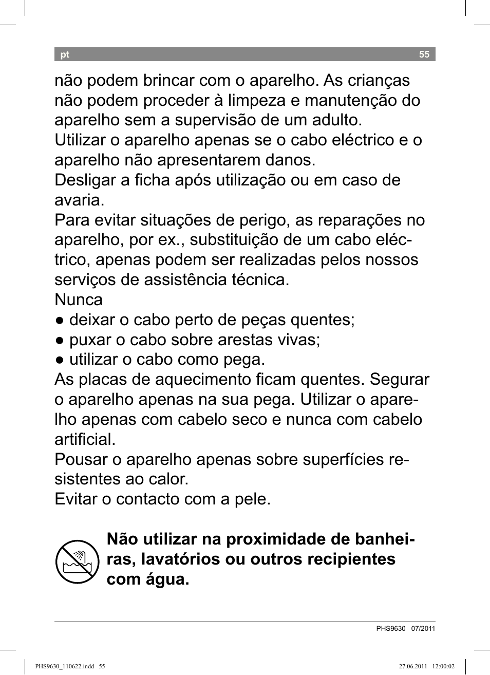 Bosch PHS9630 Haarglätter ProSalon Curl Straight User Manual | Page 59 / 104