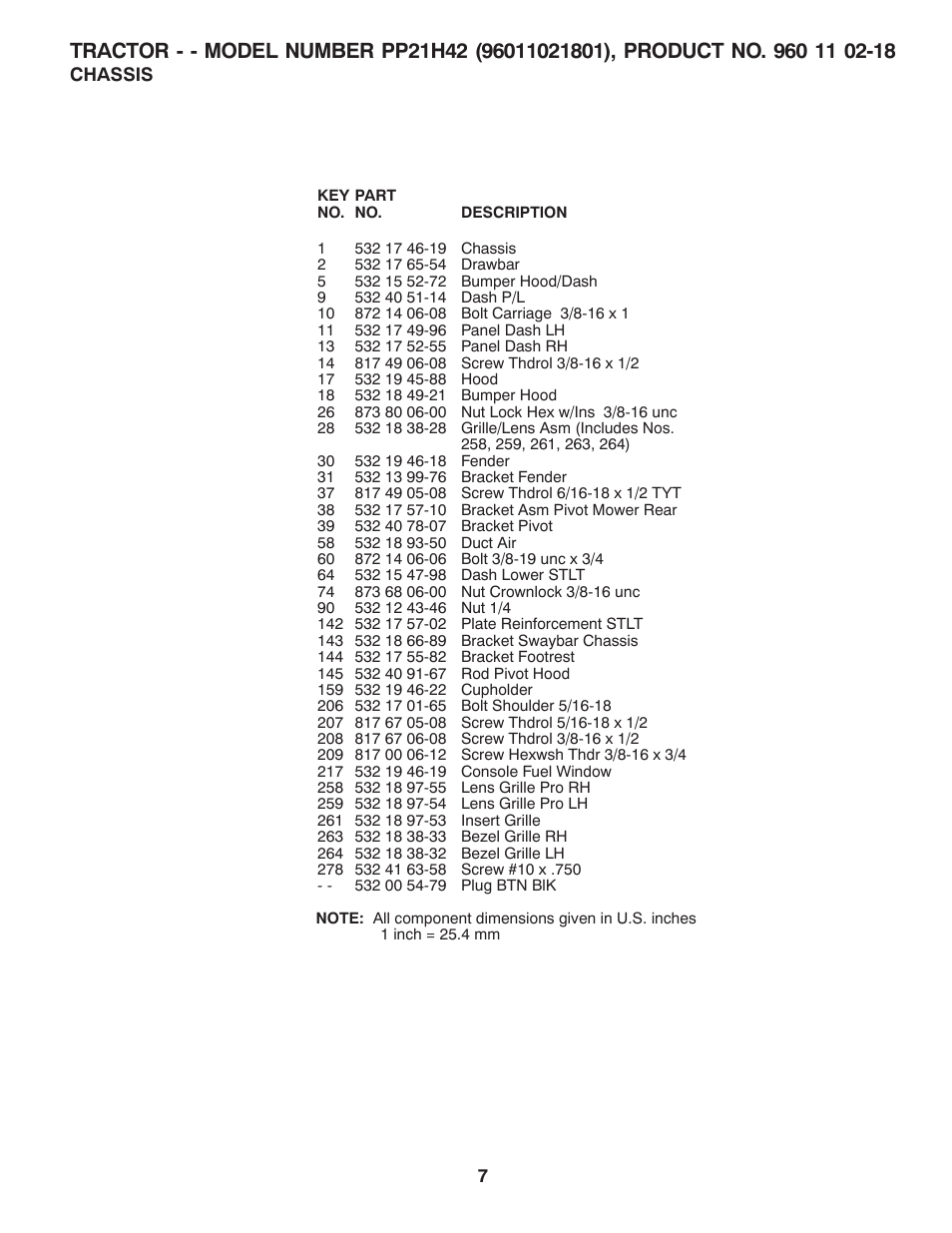 Poulan Pro PP21H42 LAWN TRACTOR User Manual | Page 7 / 20