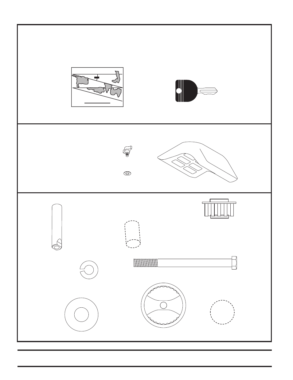 Pedazos para l a montaje | Poulan Pro PO17542LT LAWN TRACTOR User Manual | Page 52 / 56